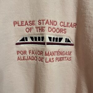 Disney Inspired Monorail Embroidered Sweatshirt – Size Medium